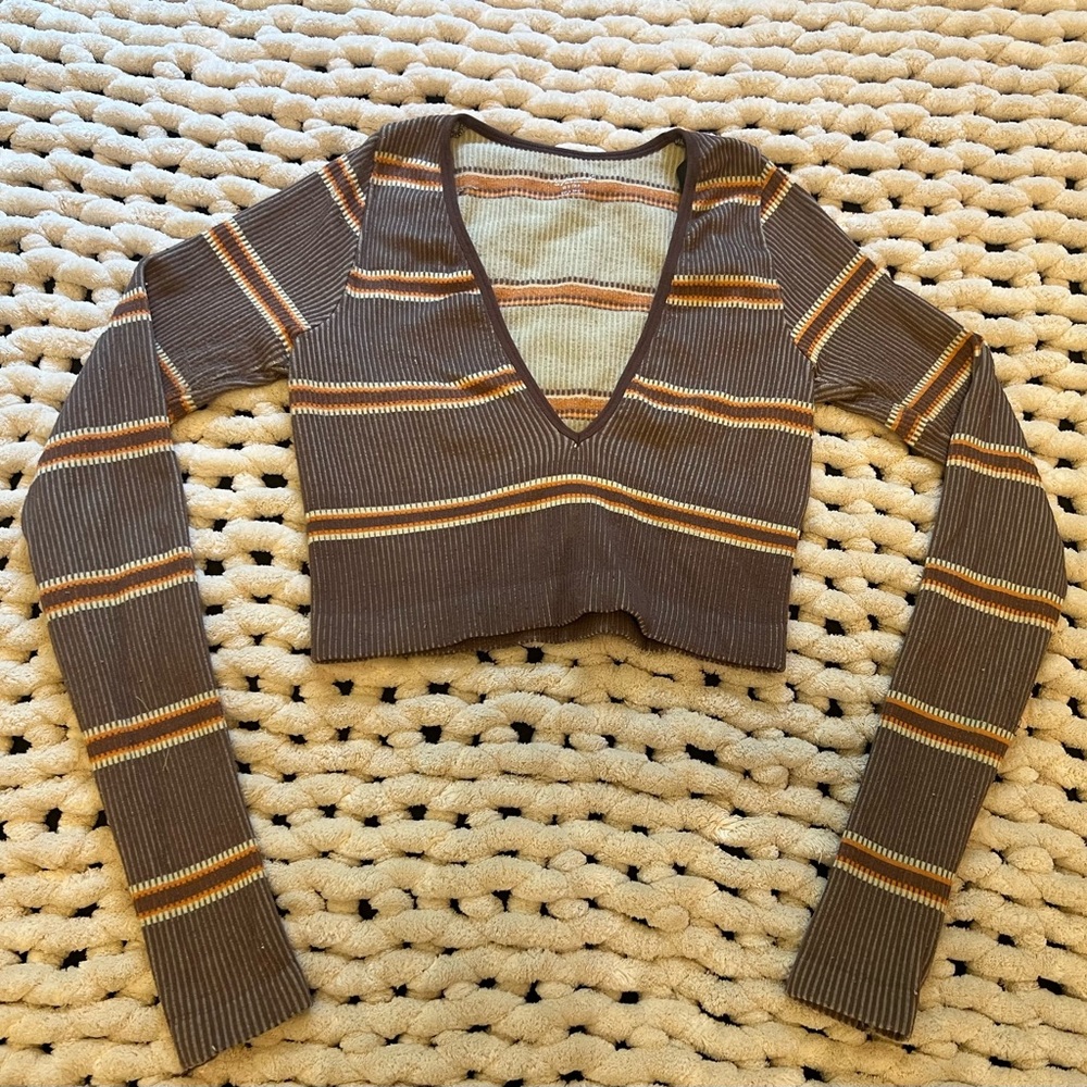 Urban Outfitters Ribbed Striped Shirt